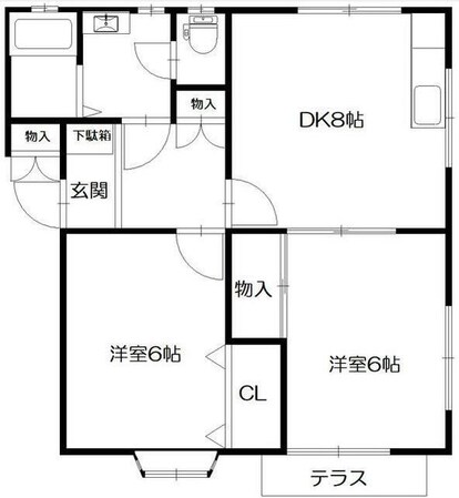 リヴェール鵠沼の物件間取画像